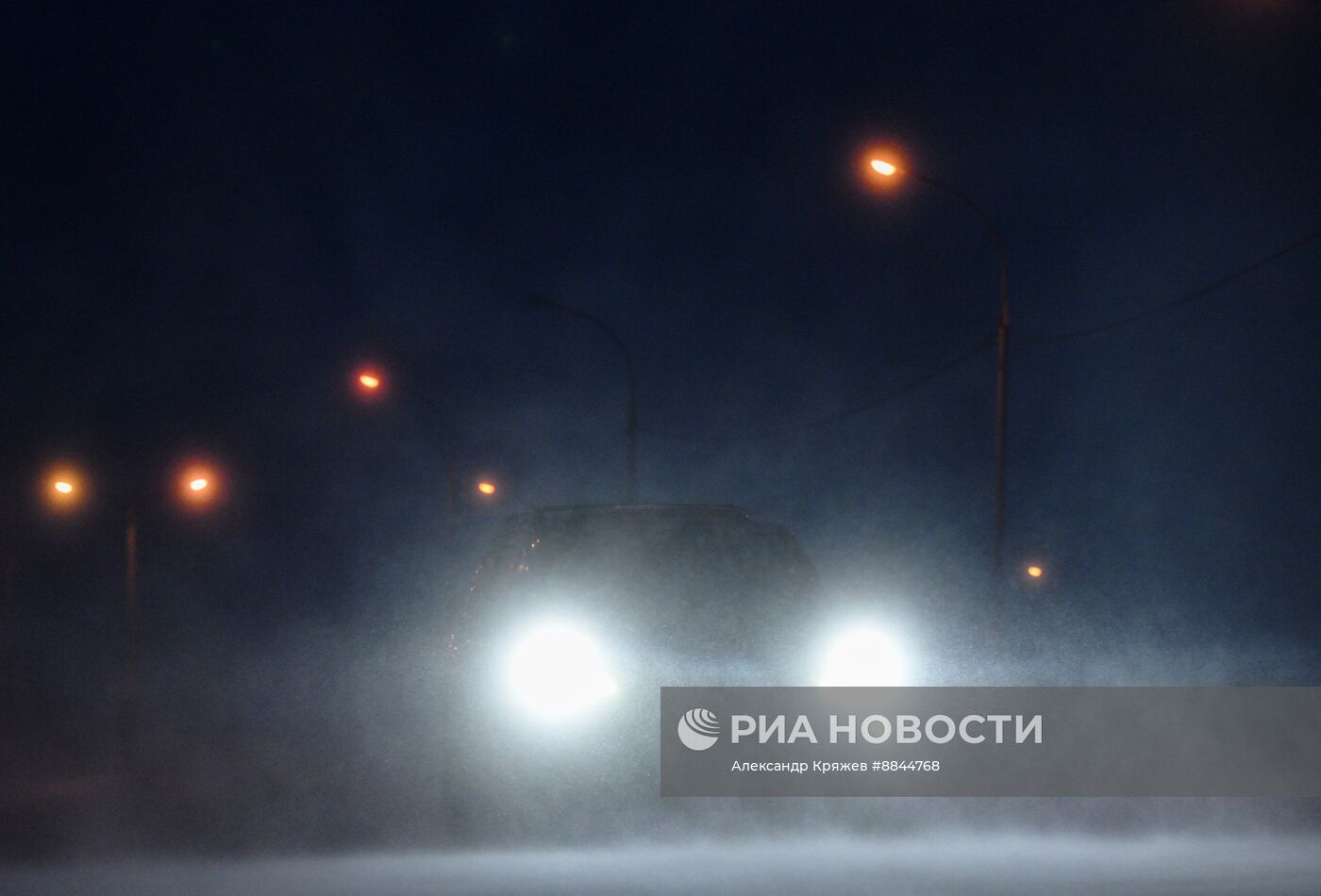 Метель в Новосибирске