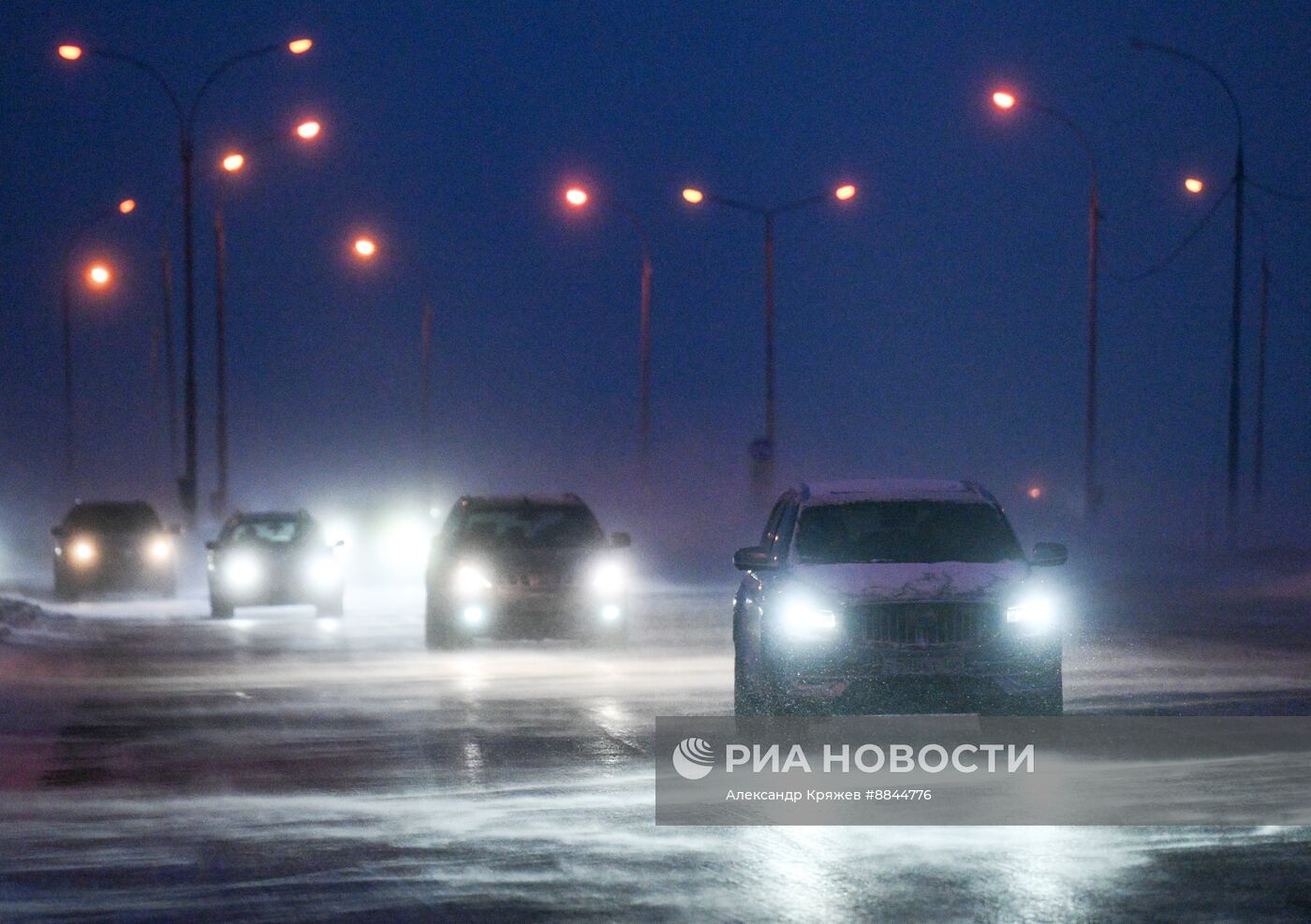 Метель в Новосибирске