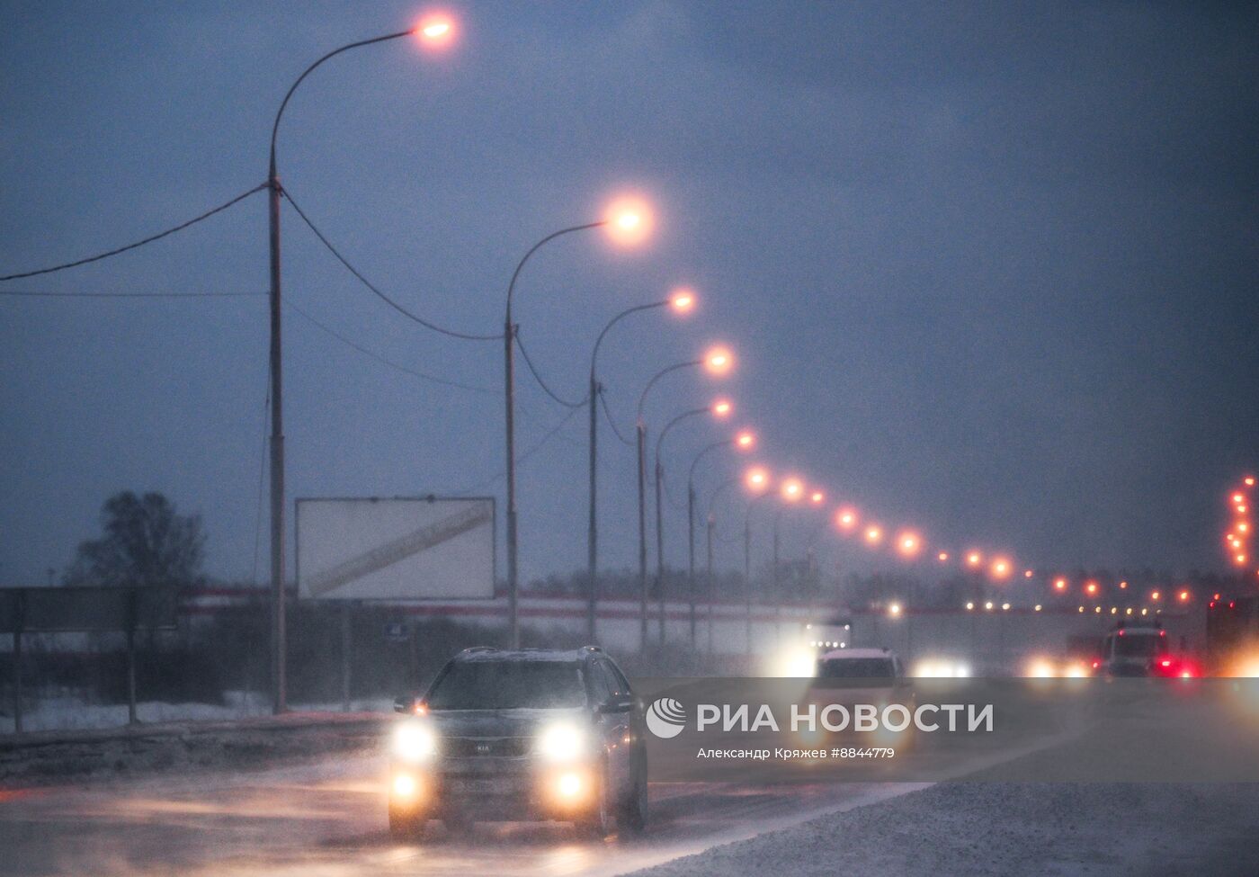 Метель в Новосибирске