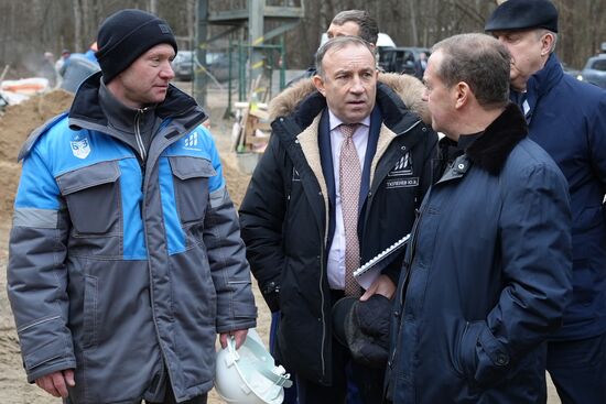 Рабочая поездка зампред Совбеза РФ Д. Медведева в Брянскую область