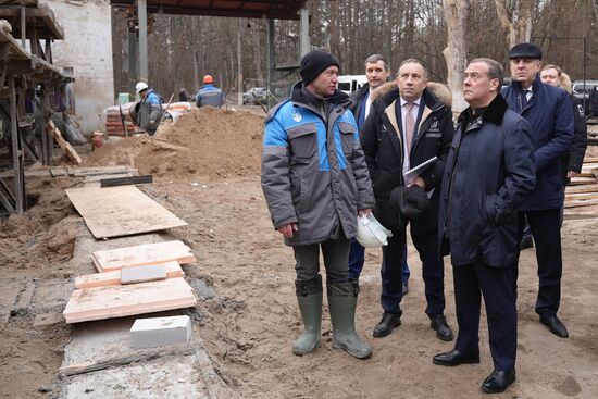 Рабочая поездка зампред Совбеза РФ Д. Медведева в Брянскую область