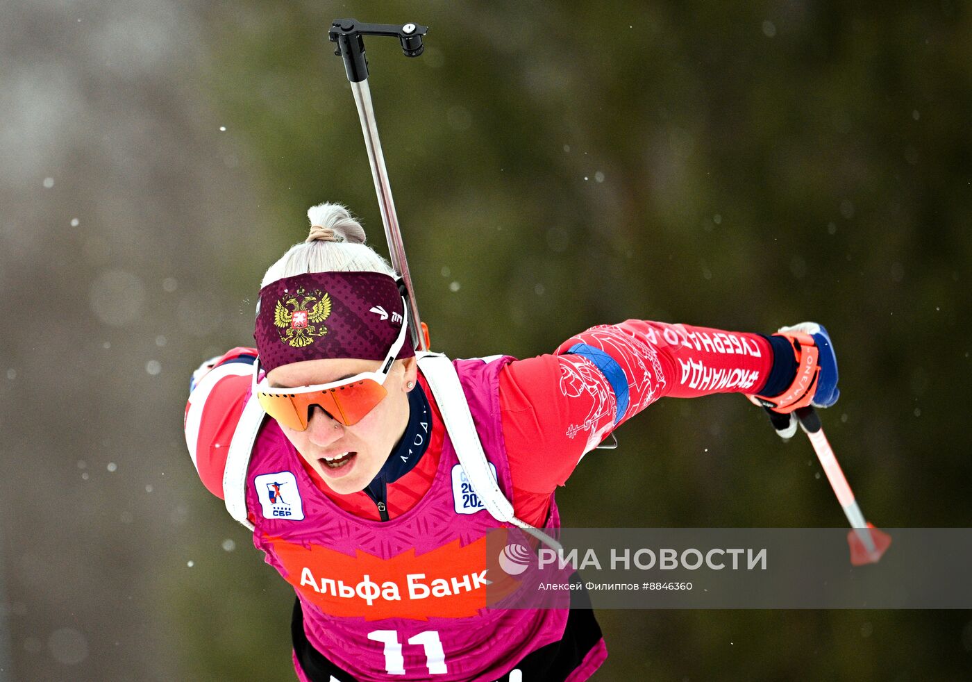 Биатлон. Кубок России. 5 этап. Женщины. 7.5 км. Спринт