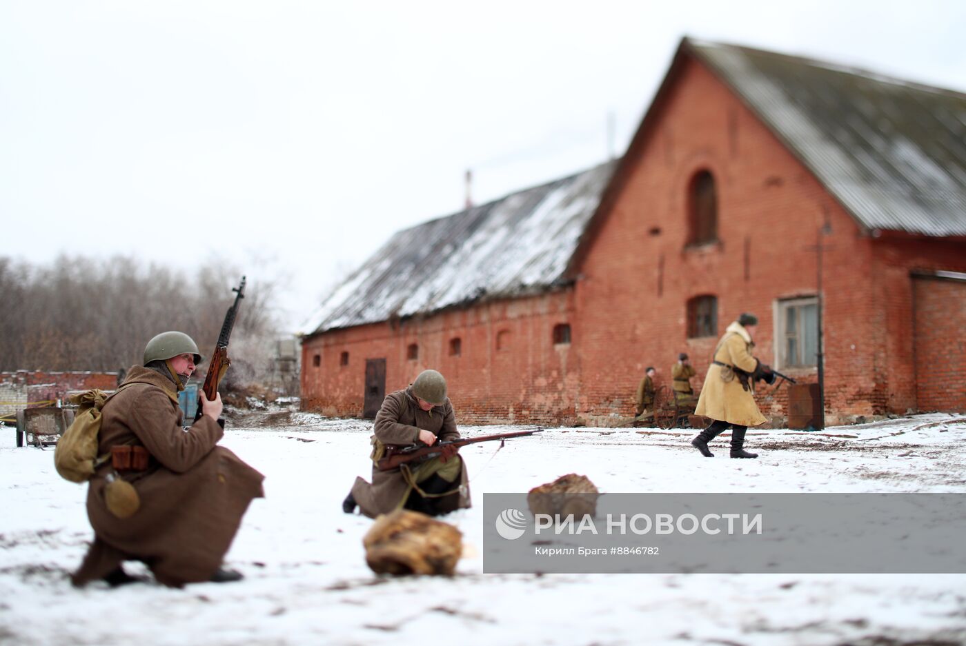 Историческая реконструкция, посвященная 82-й годовщине Сталинградской Победы