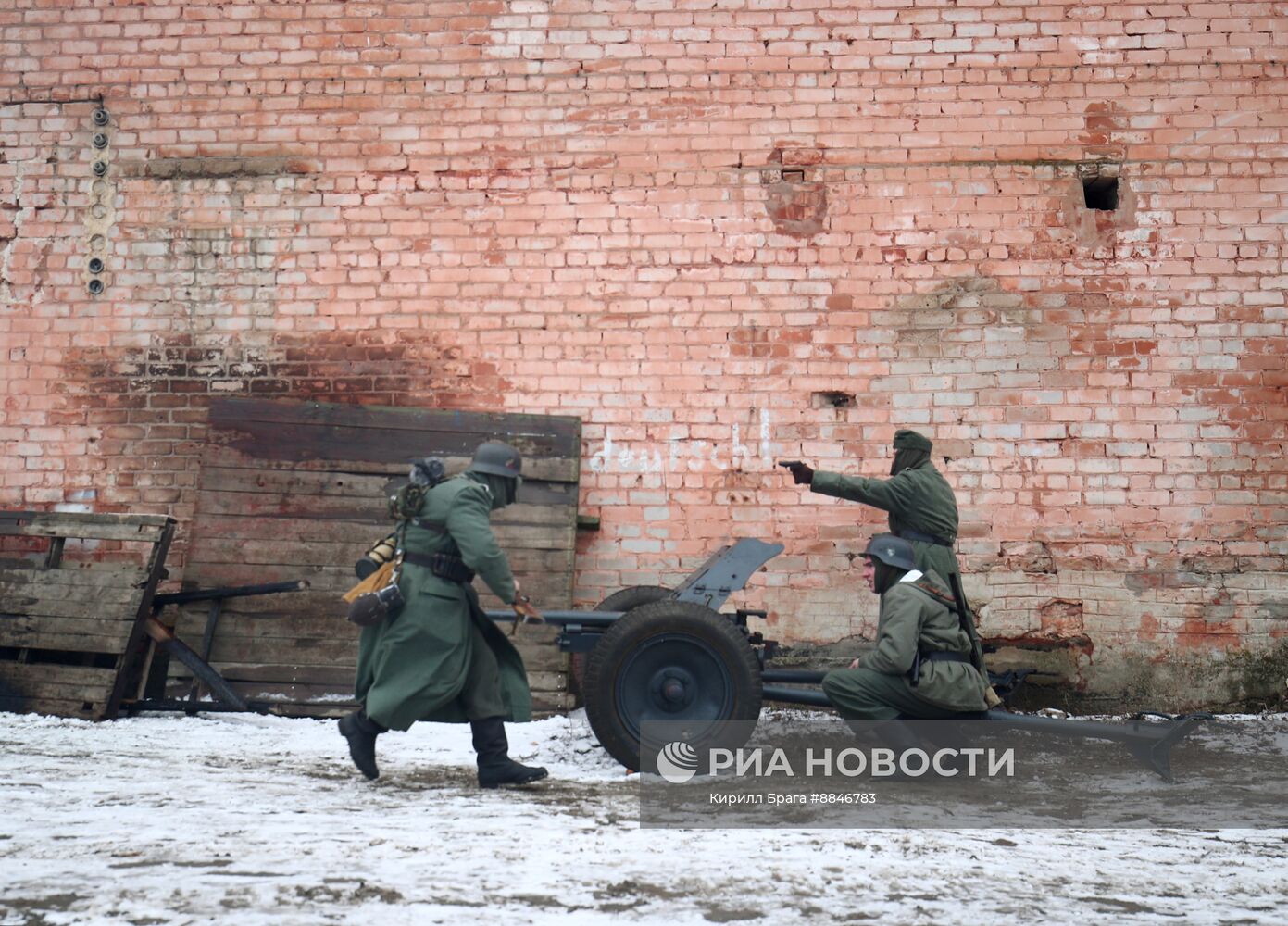 Историческая реконструкция, посвященная 82-й годовщине Сталинградской Победы