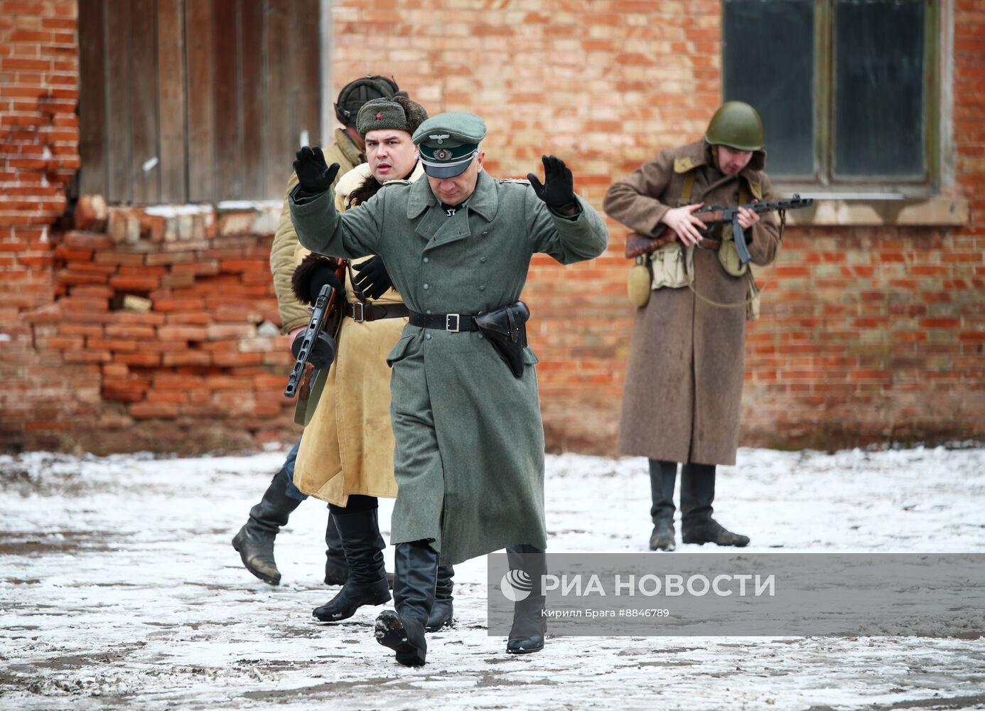 Историческая реконструкция, посвященная 82-й годовщине Сталинградской Победы