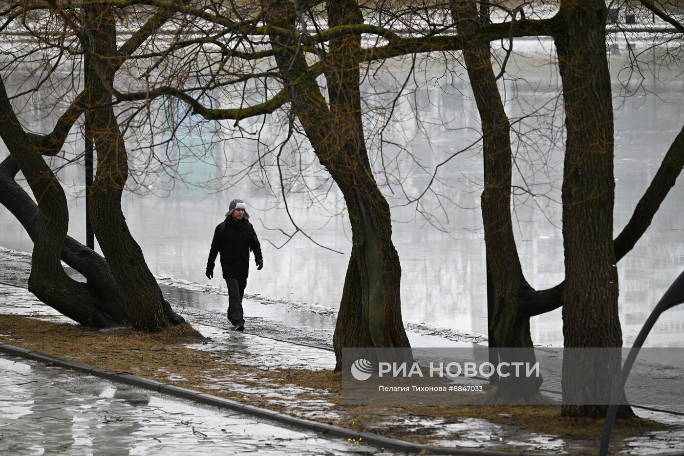 Теплая погода в Москве