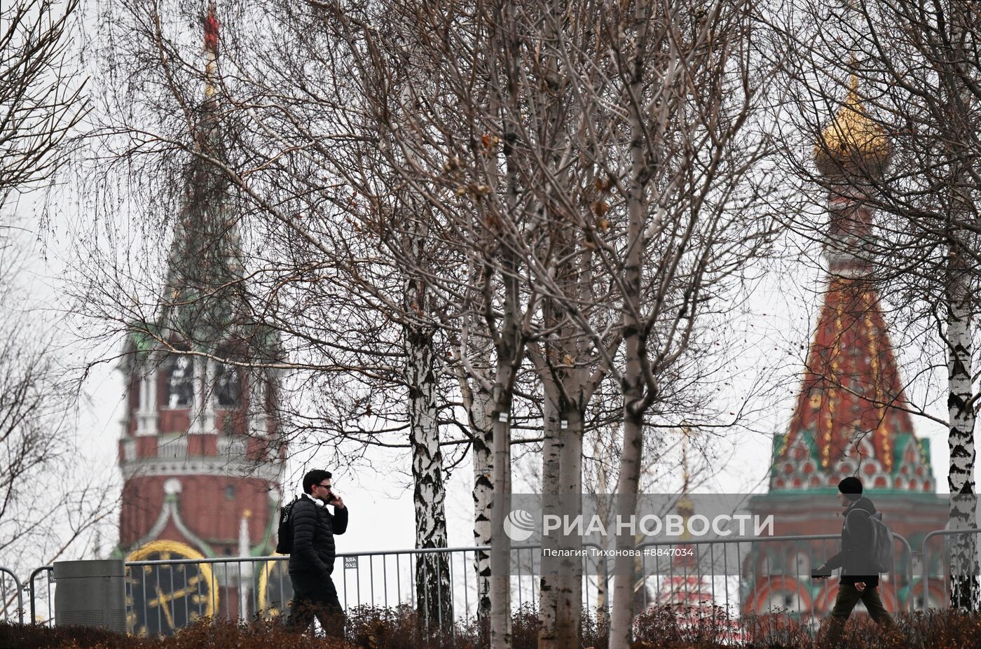 Теплая погода в Москве