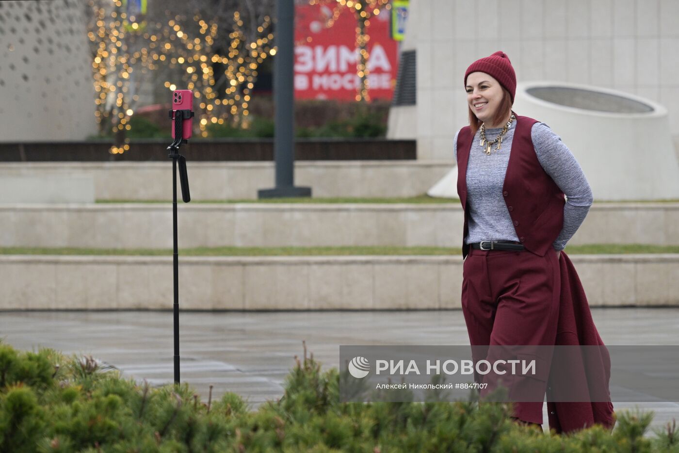 Теплая погода в Москве