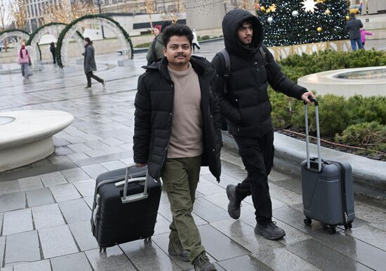 Теплая погода в Москве