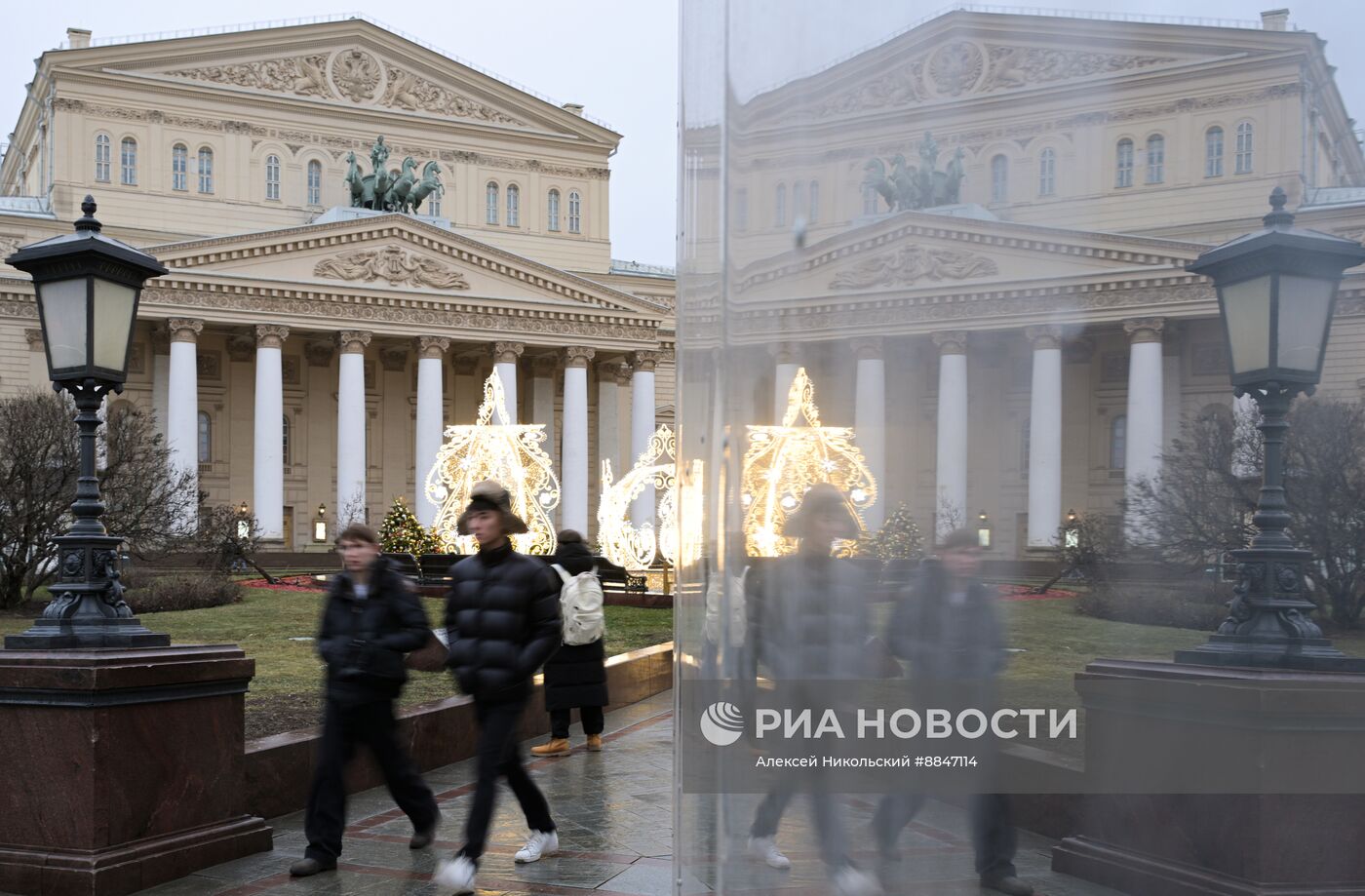 Теплая погода в Москве