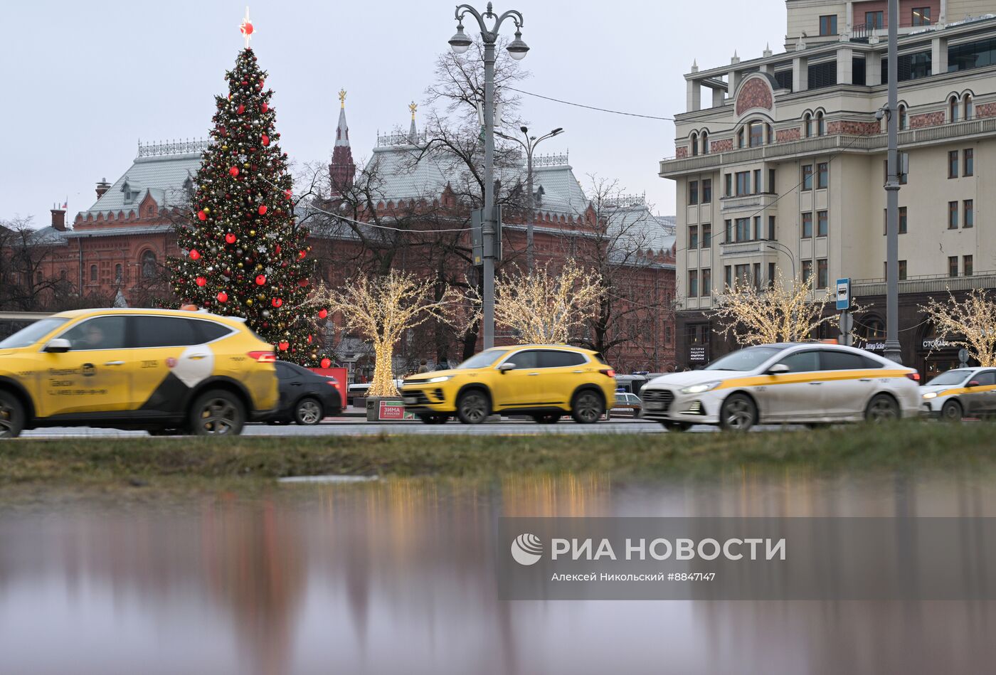 Теплая погода в Москве