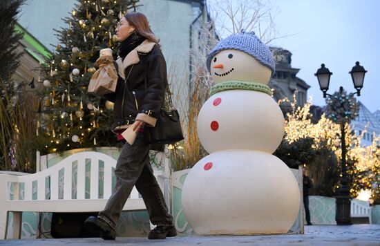 Теплая погода в Москве
