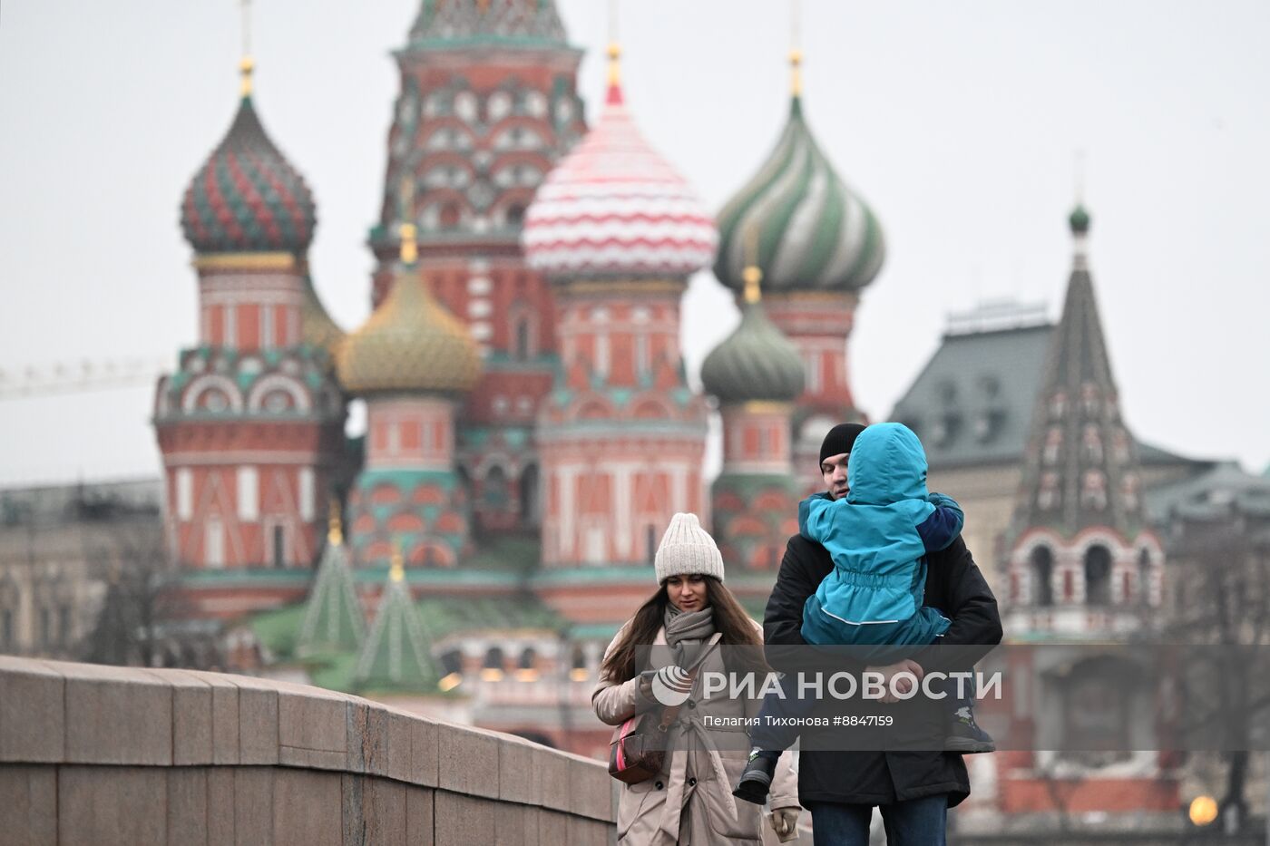 Теплая погода в Москве