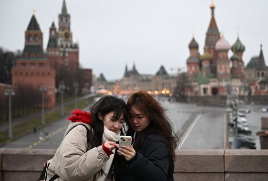 Теплая погода в Москве
