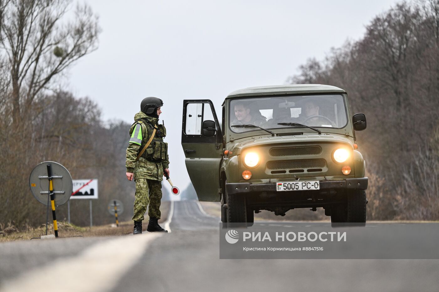 Обстановка на белорусско-украинской границе