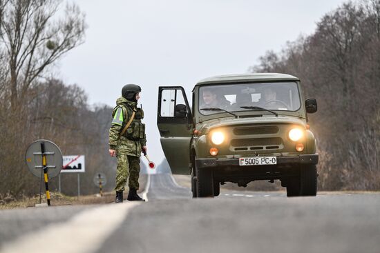 Обстановка на белорусско-украинской границе