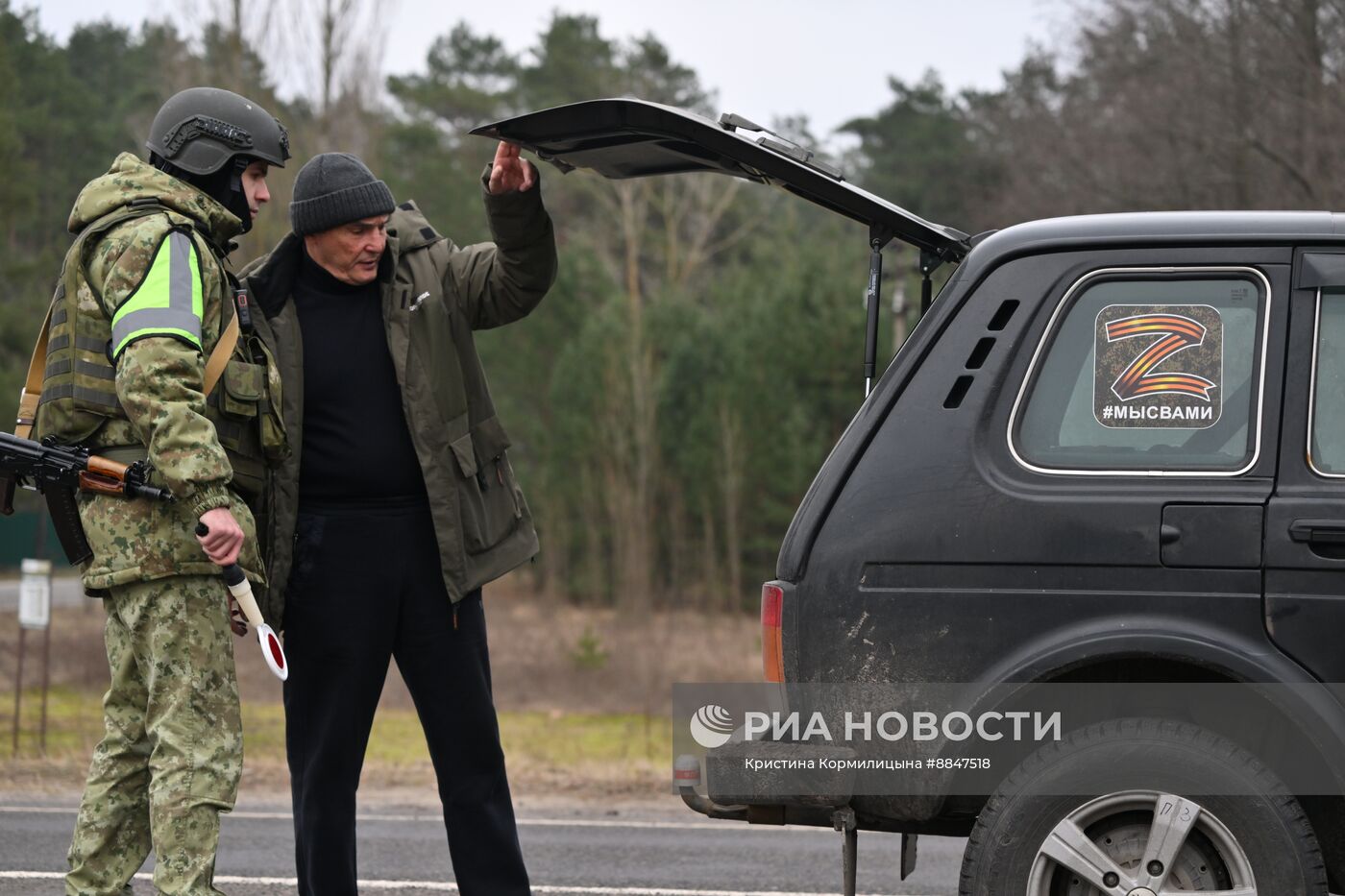 Обстановка на белорусско-украинской границе