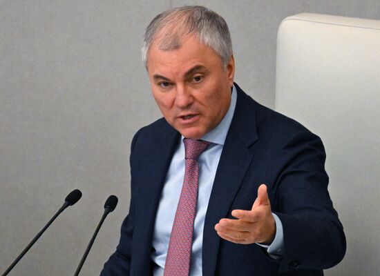 Пленарное заседание Госдумы РФ