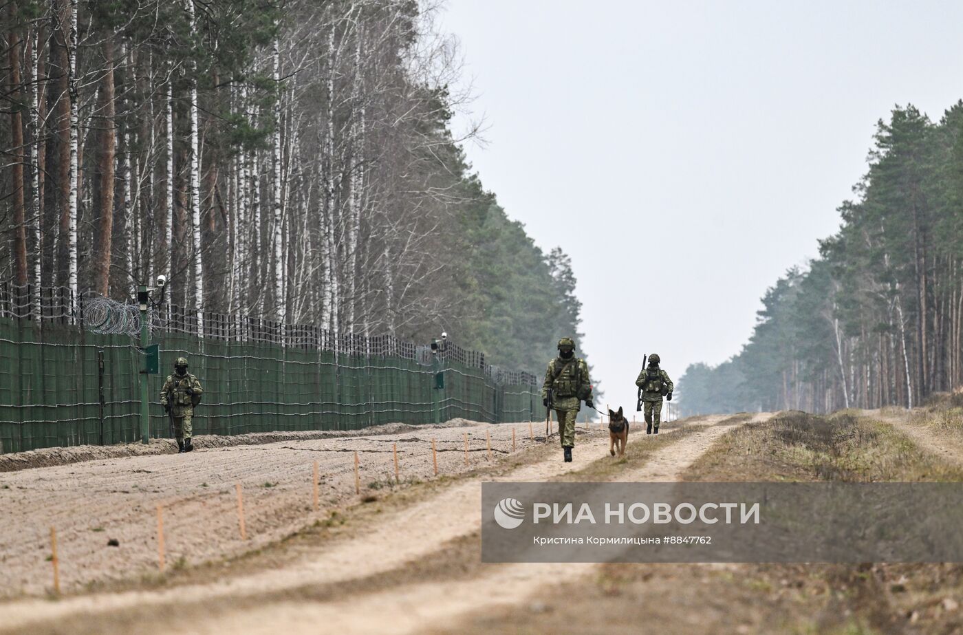 Обстановка на белорусско-украинской границе