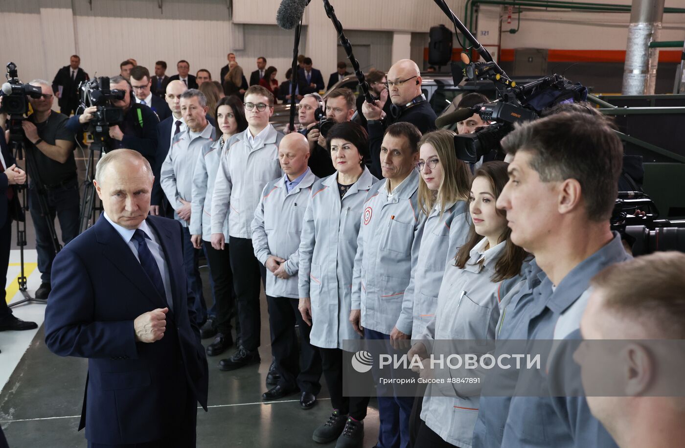 Рабочая поездка президента Владимира Путина в Приволжский федеральный округ