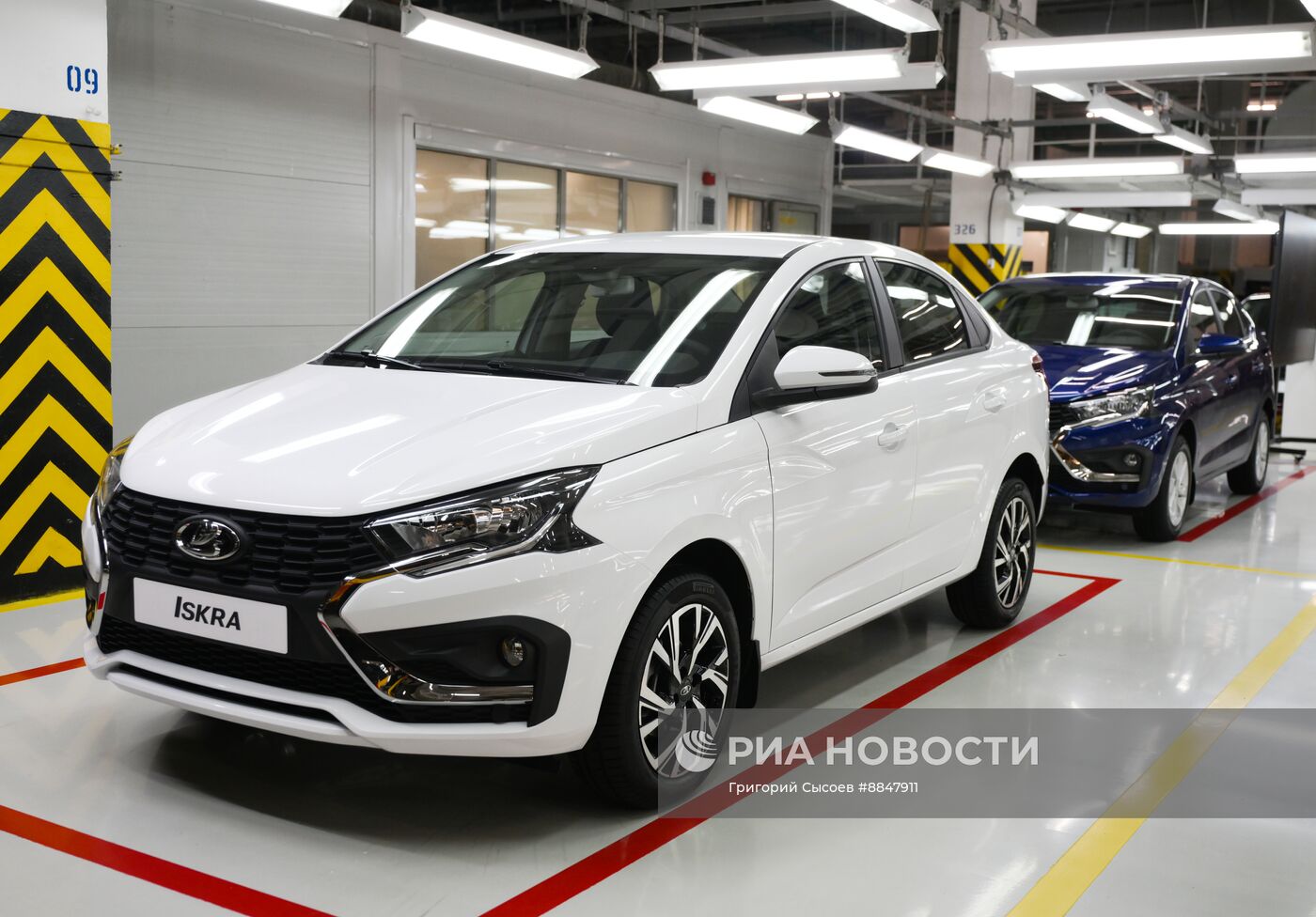 Завод российского автопроизводителя "АвтоВАЗ" в Тольятти