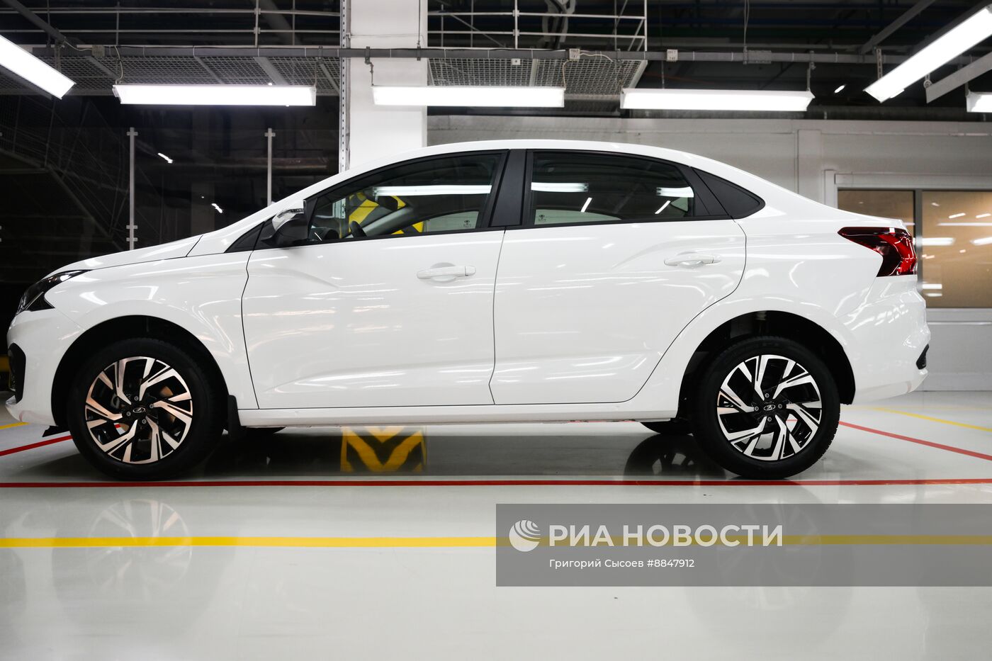 Завод российского автопроизводителя "АвтоВАЗ" в Тольятти