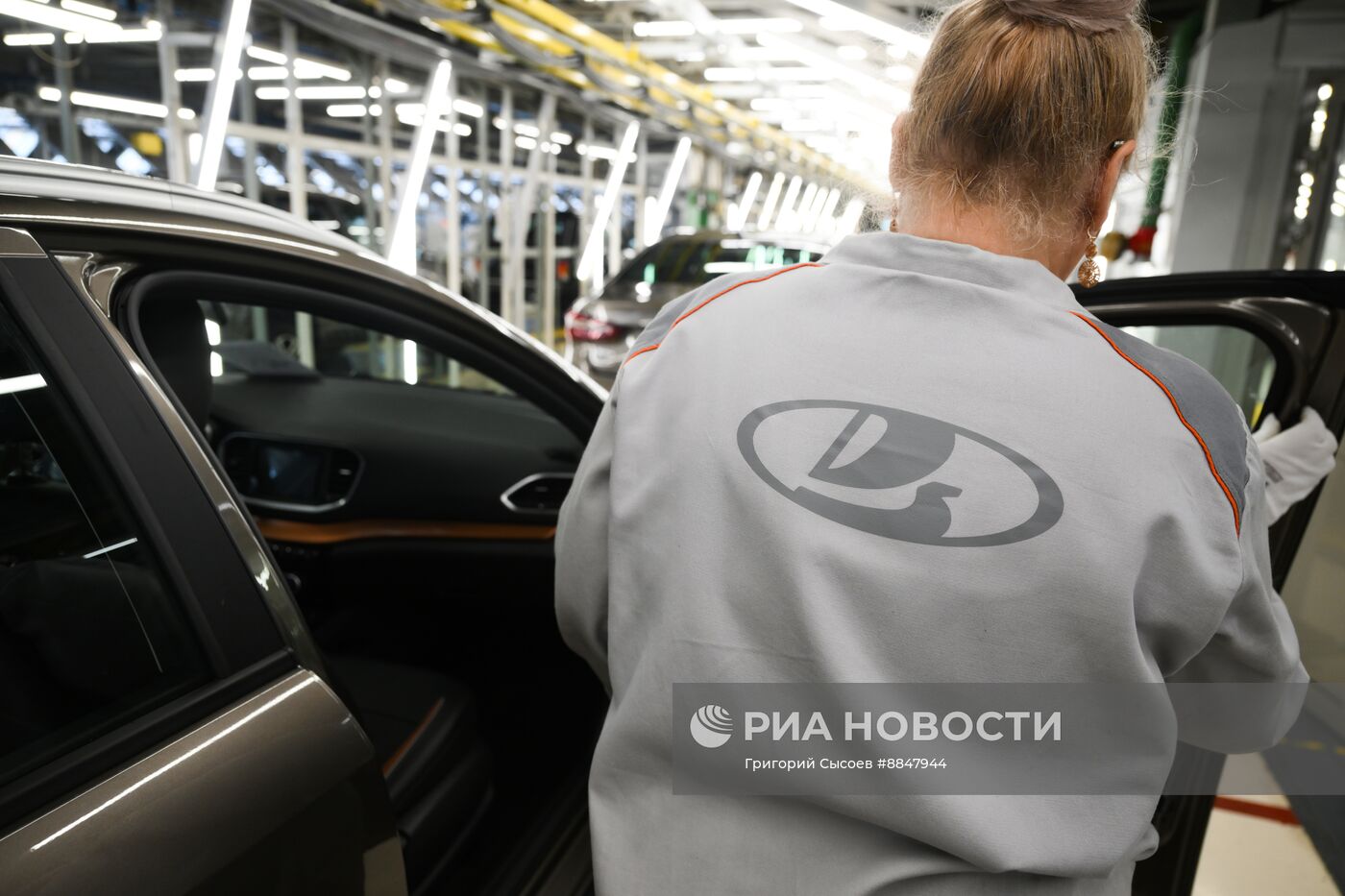 Завод российского автопроизводителя "АвтоВАЗ" в Тольятти