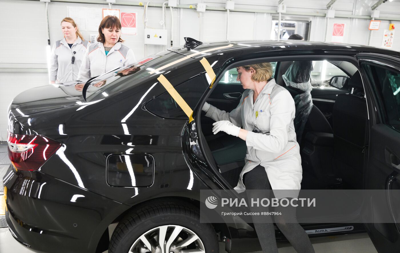 Завод российского автопроизводителя "АвтоВАЗ" в Тольятти