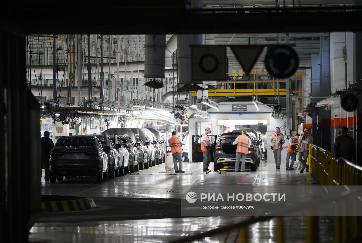 Завод российского автопроизводителя "АвтоВАЗ" в Тольятти
