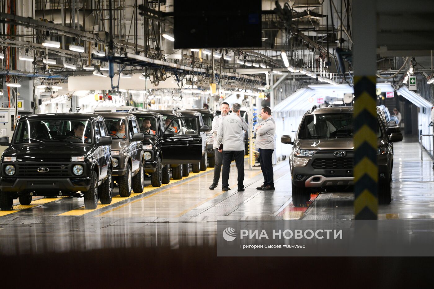 Завод российского автопроизводителя "АвтоВАЗ" в Тольятти