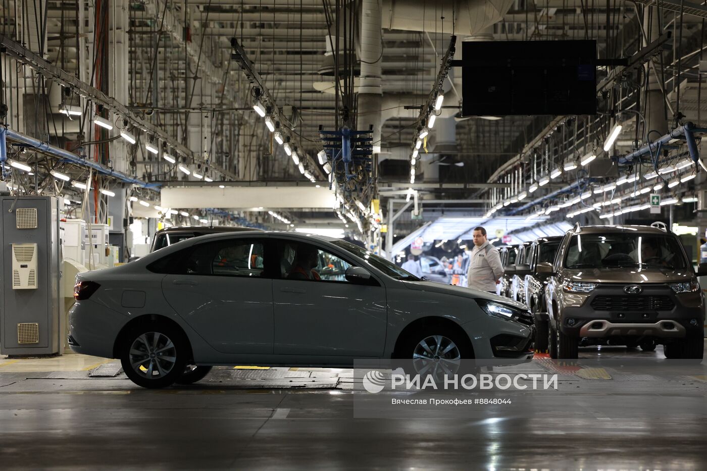 Завод российского автопроизводителя "АвтоВАЗ" в Тольятти