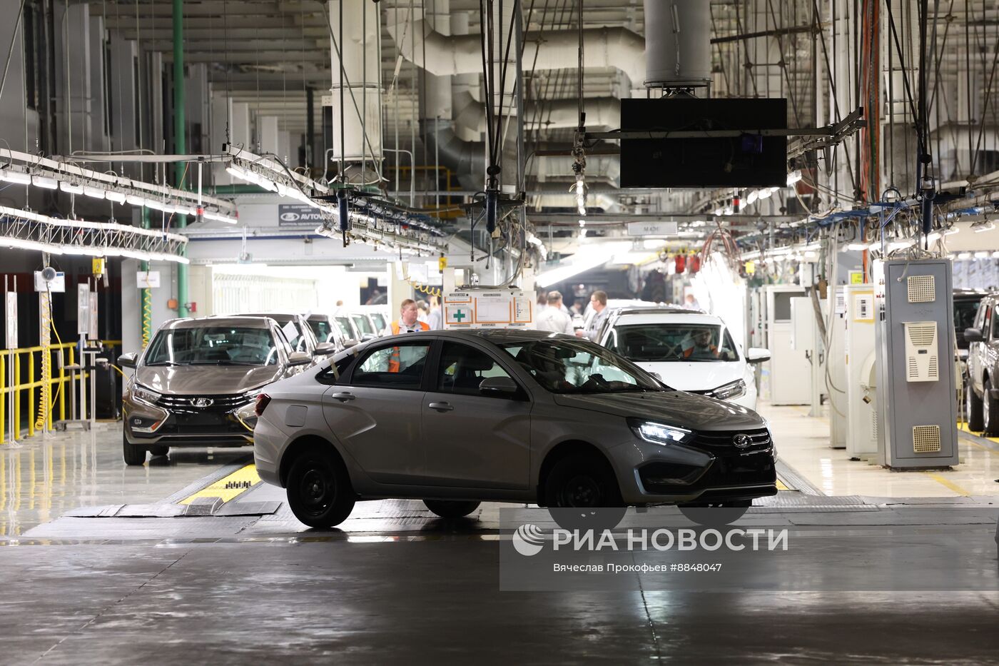 Завод российского автопроизводителя "АвтоВАЗ" в Тольятти