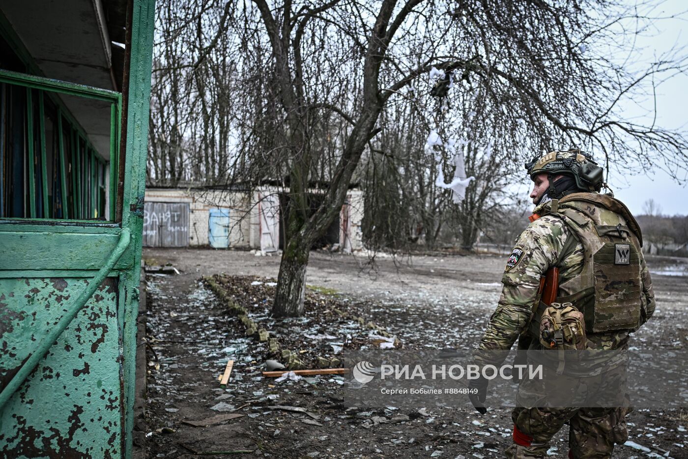 Военнослужащие батальонной тактической группы (БТГР) "Каштана" спецназа "Ахмат" 