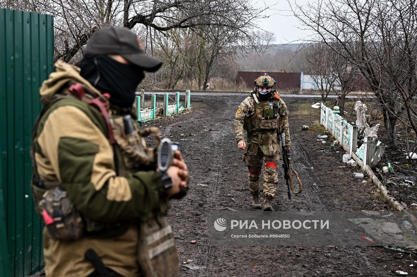 Военнослужащие батальонной тактической группы (БТГР) "Каштана" спецназа "Ахмат"