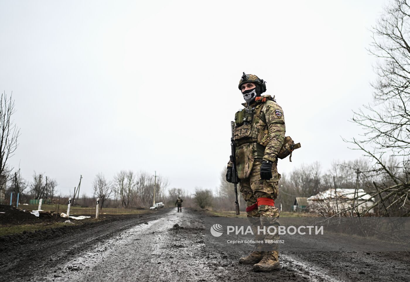 Военнослужащие батальонной тактической группы (БТГР) "Каштана" спецназа "Ахмат"