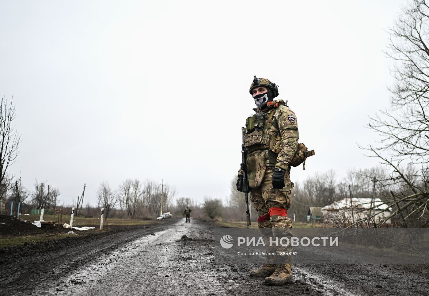 Военнослужащие батальонной тактической группы (БТГР) "Каштана" спецназа "Ахмат" 