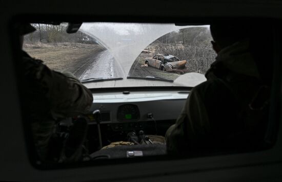 Военнослужащие батальонной тактической группы (БТГР) "Каштана" спецназа "Ахмат" 