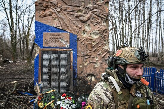 Военнослужащие батальонной тактической группы (БТГР) "Каштана" спецназа "Ахмат" 
