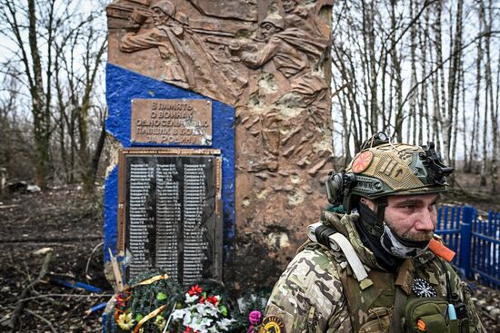 Военнослужащие батальонной тактической группы (БТГР) "Каштана" спецназа "Ахмат" 