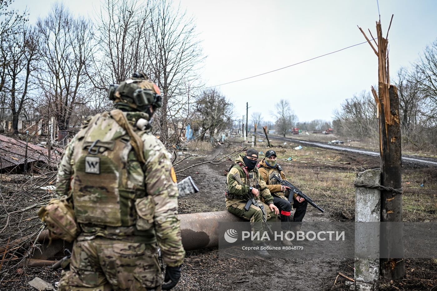 Военнослужащие батальонной тактической группы (БТГР) "Каштана" спецназа "Ахмат"
