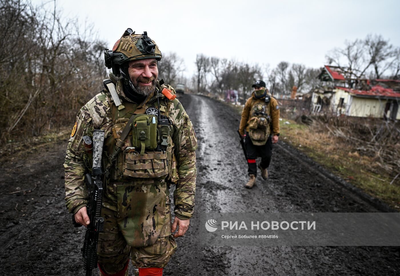 Военнослужащие батальонной тактической группы (БТГР) "Каштана" спецназа "Ахмат" 