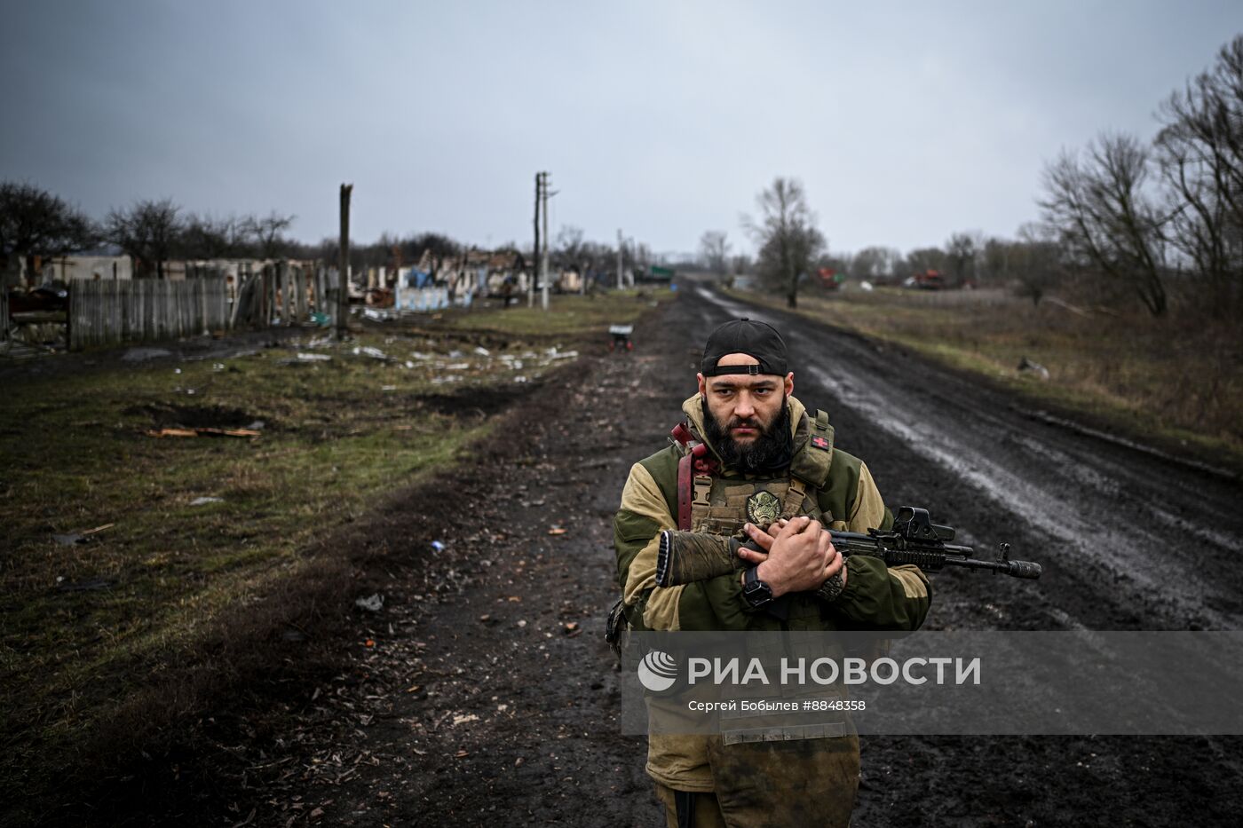 Военнослужащие батальонной тактической группы (БТГР) "Каштана" спецназа "Ахмат" 