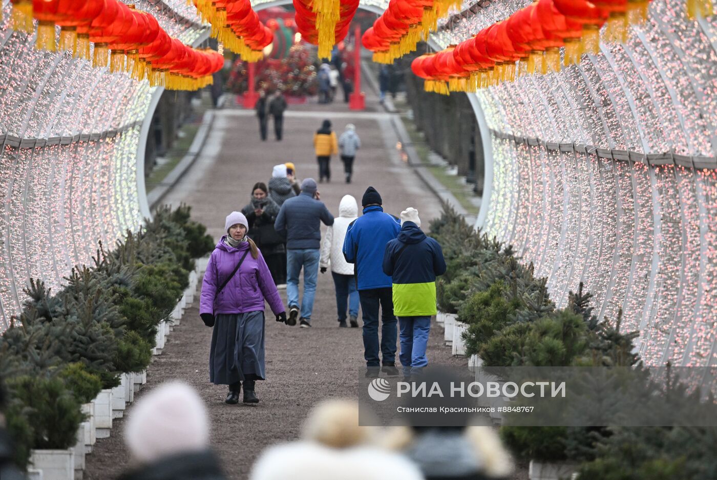 Теплая погода в Москве