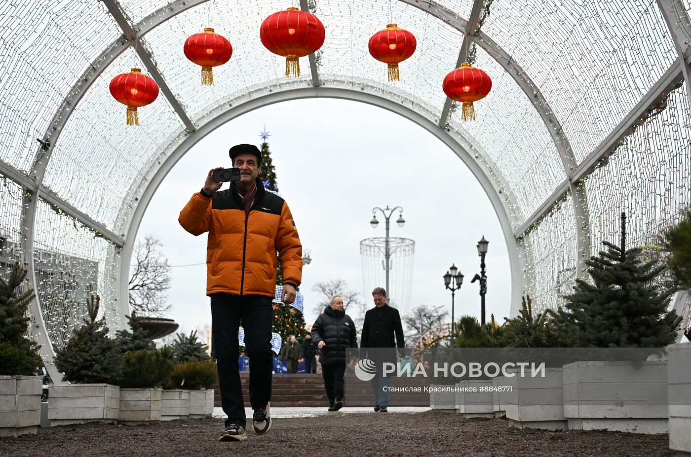 Теплая погода в Москве