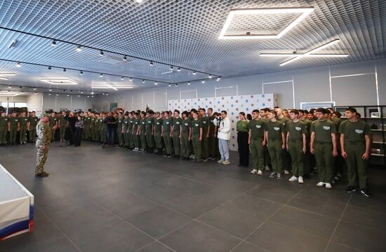 Военно-патриотические сборы школьников