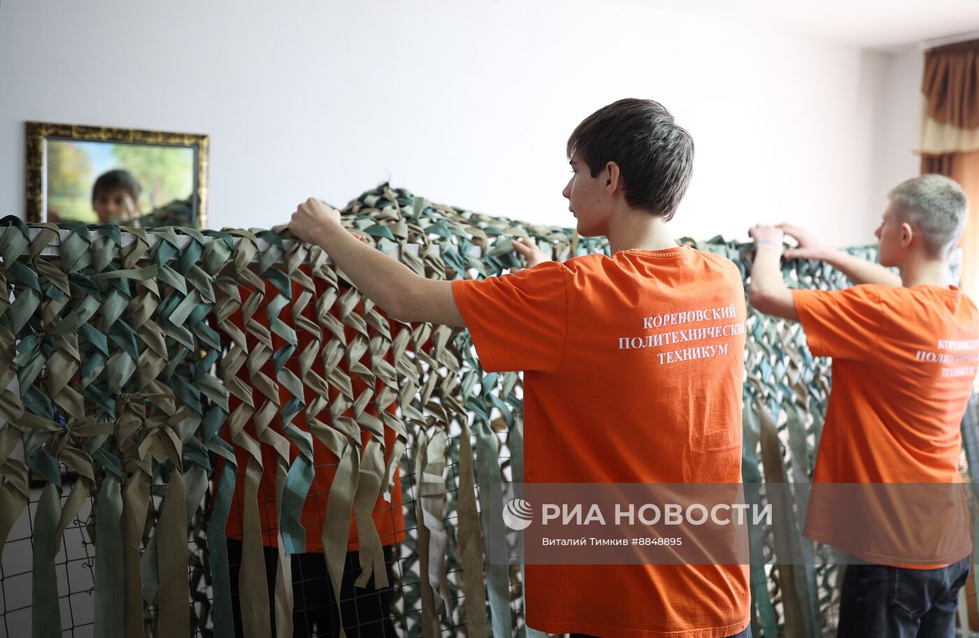 Изготовление вещей первой необходимости для бойцов в зоне СВО