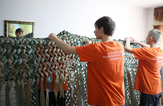 Изготовление вещей первой необходимости для бойцов в зоне СВО