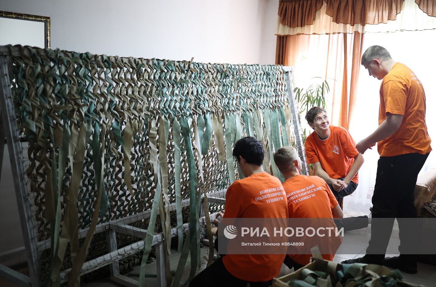 Изготовление вещей первой необходимости для бойцов в зоне СВО