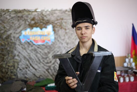 Изготовление вещей первой необходимости для бойцов в зоне СВО