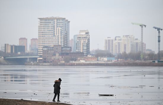 Теплая погода в Москве